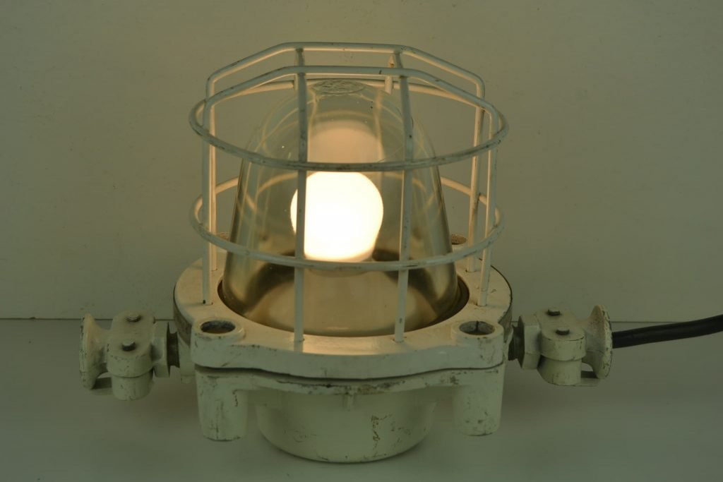 Vintage Metal Boat Light Industrial Style Retro Station