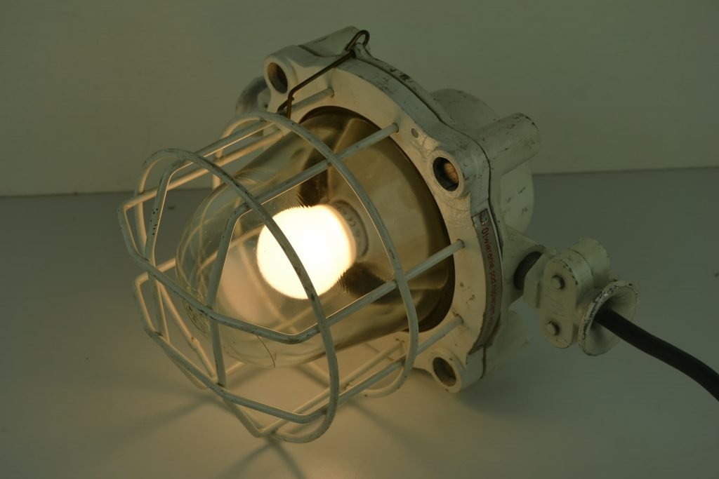 Vintage Metal Boat Light Industrial Style Retro Station