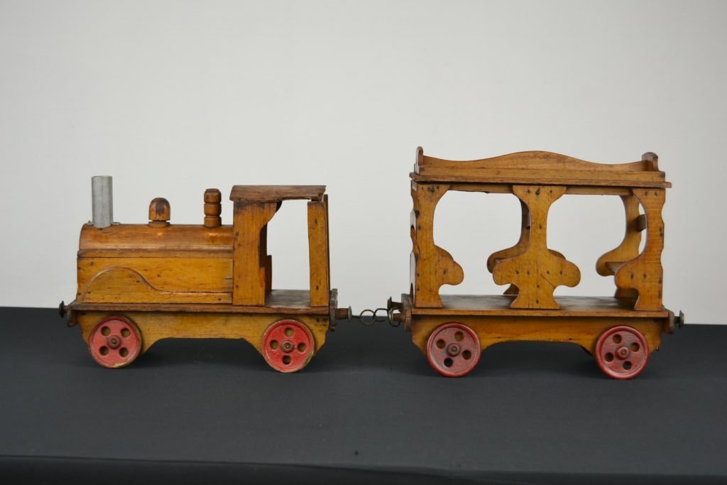 12 Inch Train FOLK ART WOOD Train Home made 12 inch Locomotive Train Single Car wood ...