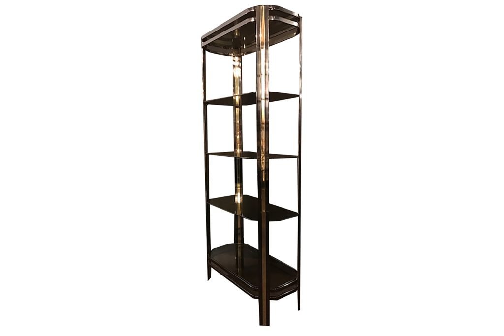 Hollywood Regency Rack, Shelves | Retro Station