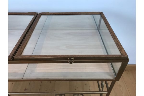 Toonbank uit Glas en Metaal, Juwelen Vitrine, 1950s - Afbeelding 15
