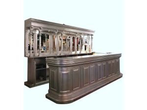 Grote toonbank, winkeltoog, bar met achterwand, USA