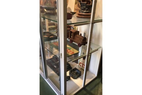 Grote metalen winkel vitrinekast - dokterskast - Afbeelding 4