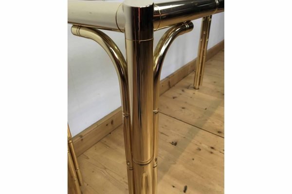 Metalen Muurtafel met Bamboe Look - Afbeelding 12