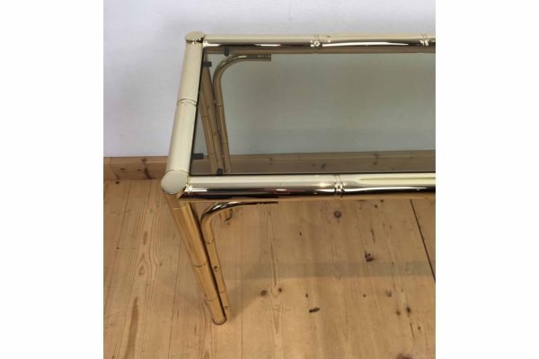 Metalen Muurtafel met Bamboe Look - Afbeelding 4