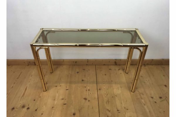 Metalen Muurtafel met Bamboe Look - Afbeelding 3