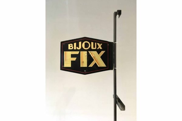 Dubbelzijdig emaillebord Bijoux Fix Frankrijk 1950s - Afbeelding 15