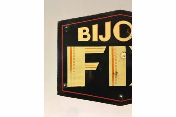 Dubbelzijdig emaillebord Bijoux Fix Frankrijk 1950s - Afbeelding 9