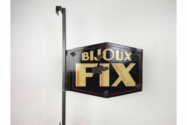 Dubbelzijdig emaillebord Bijoux Fix Frankrijk 1950s - Afbeelding 14