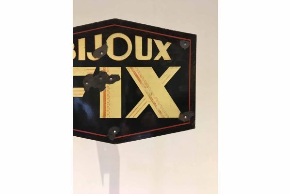 Dubbelzijdig emaillebord Bijoux Fix Frankrijk 1950s - Afbeelding 7