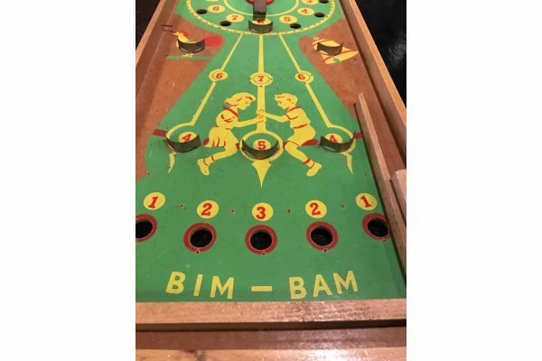 Vintage Wooden Tabletop Pinball Game - Image 4