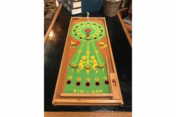 Vintage Wooden Tabletop Pinball Game - Image 2