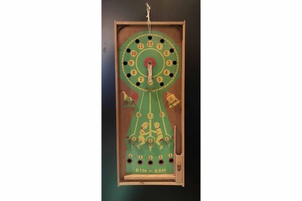 Vintage Wooden Tabletop Pinball Game - Image 7