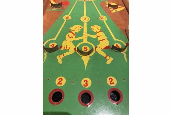 Vintage Wooden Tabletop Pinball Game - Image 5