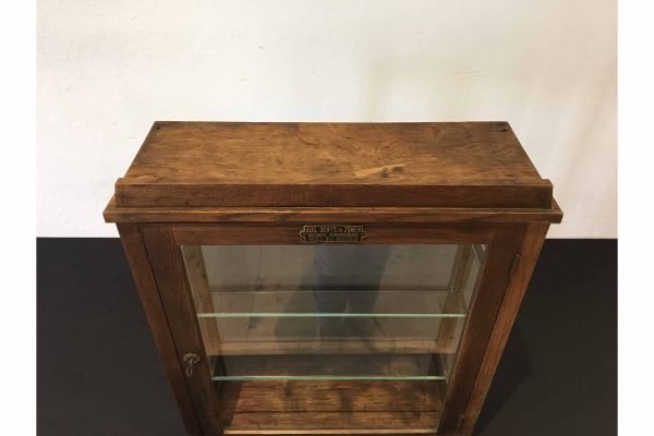 Kleine Toonbank Vitrine uit Hout en Glas - Afbeelding 7
