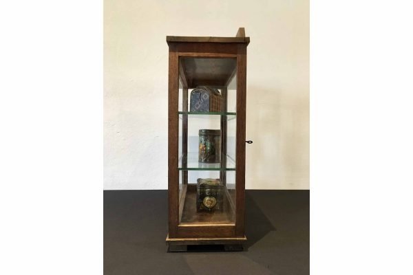 Kleine Toonbank Vitrine uit Hout en Glas - Afbeelding 13
