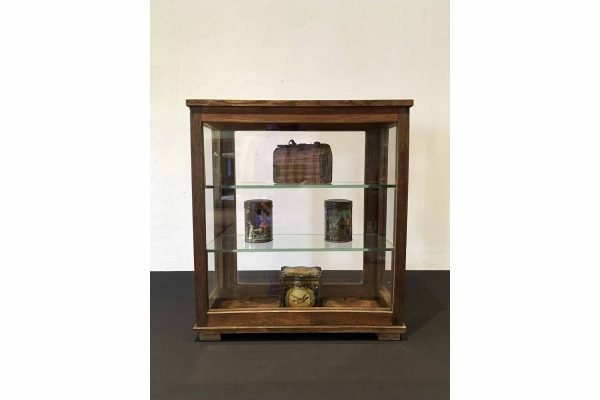 Kleine Toonbank Vitrine uit Hout en Glas - Afbeelding 9