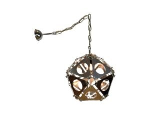 Space Age Chrome Pendant Light